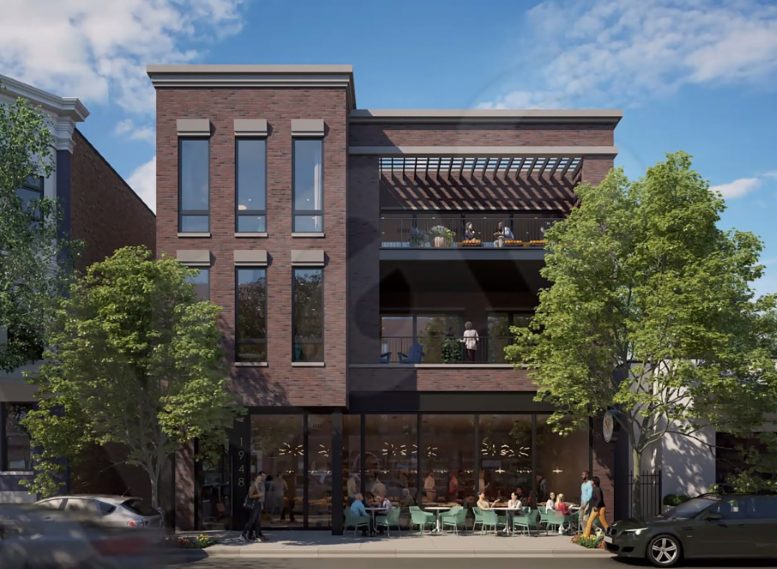 1948 N Halsted Street. Rendering by SPACE Architects + Planners