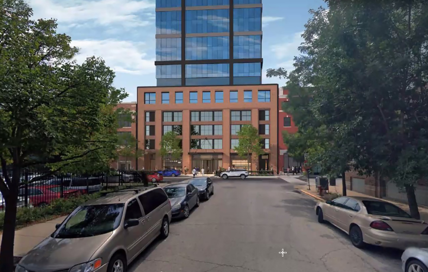 View of 1217 W Washington Boulevard. Rendering by Pappageorge Haymes