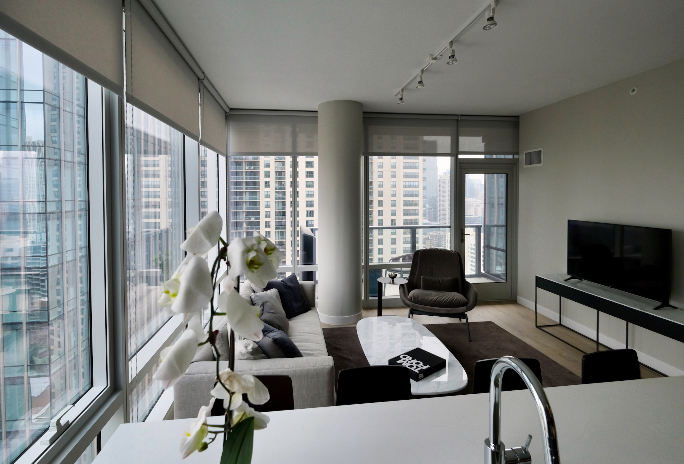 One Chicago Apartments model unit