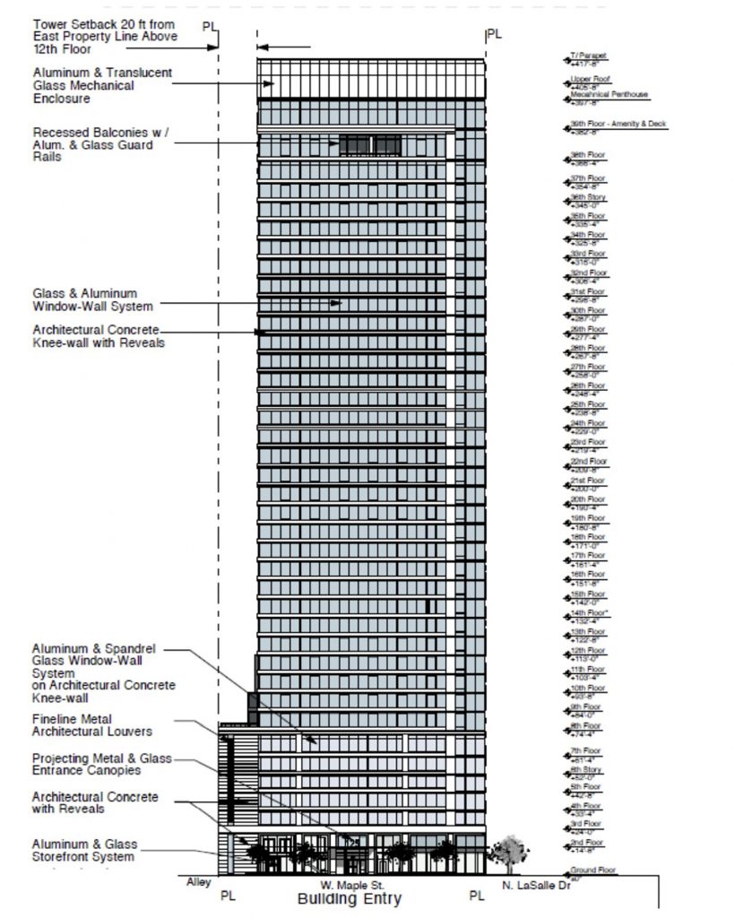 Revised Design Revealed for Mixed-Use Development at 125 W Maple Street ...