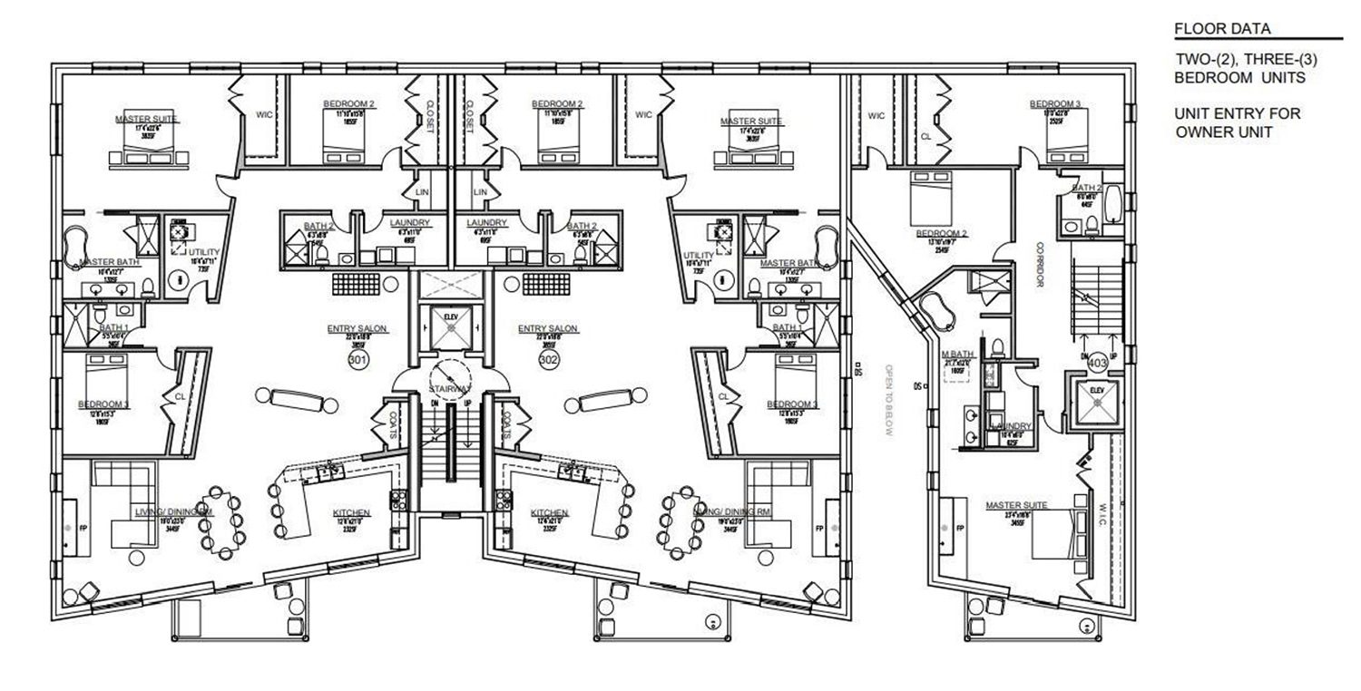 Residential Floor Plan for 3006 E 78th Street. Drawing by ID Architecture PC