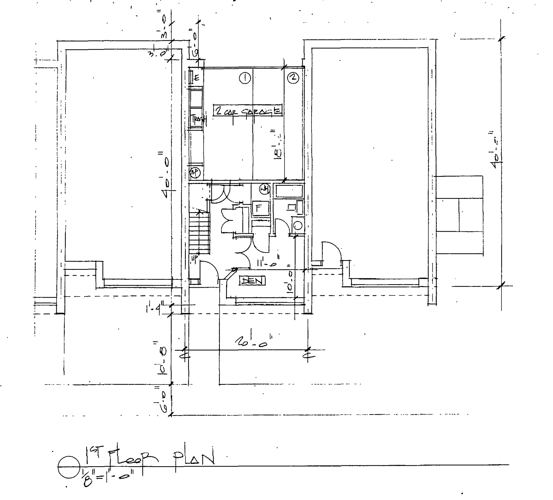 3122-26 S Benson Street sample ground floor plan
