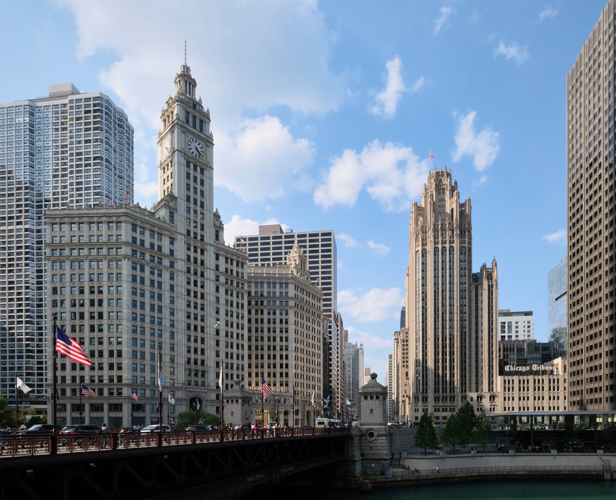 Tribune Tower Conversion Approaching Finish Line along Magnificent Mile ...