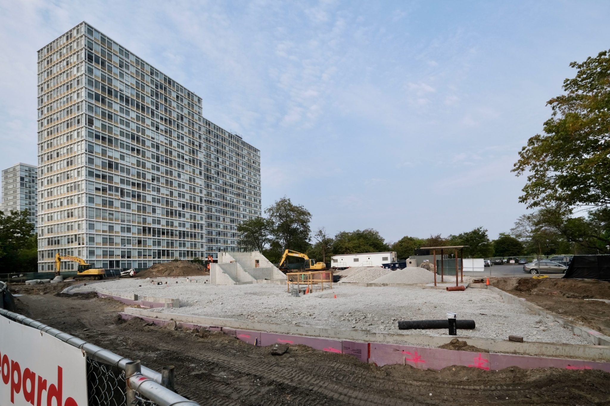 Prairie Shores Clubhouse Rises Above Grade at 2937 S Martin Luther King