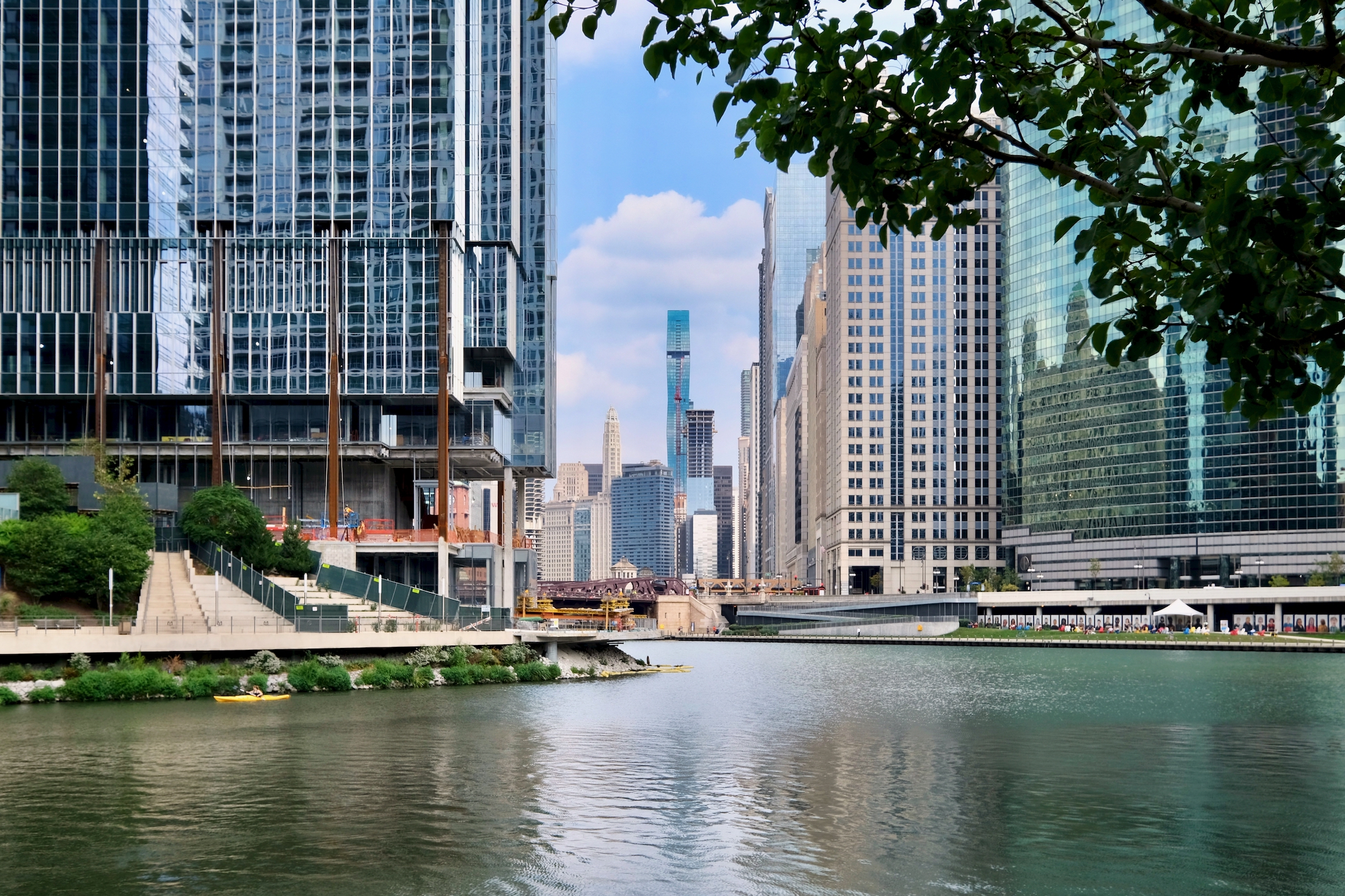 Salesforce Tower Chicago (left)