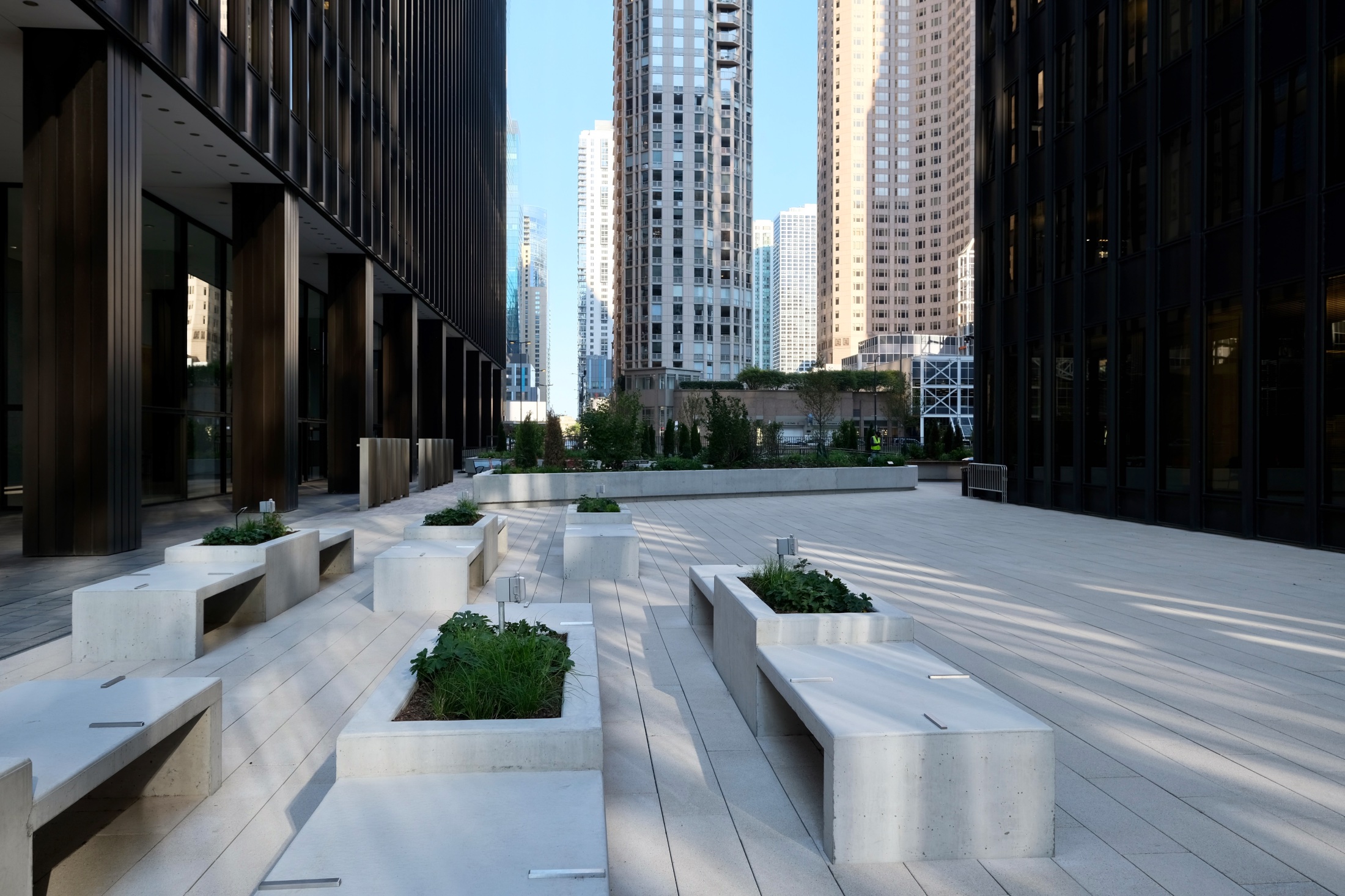 Michigan Plaza terrace renovation