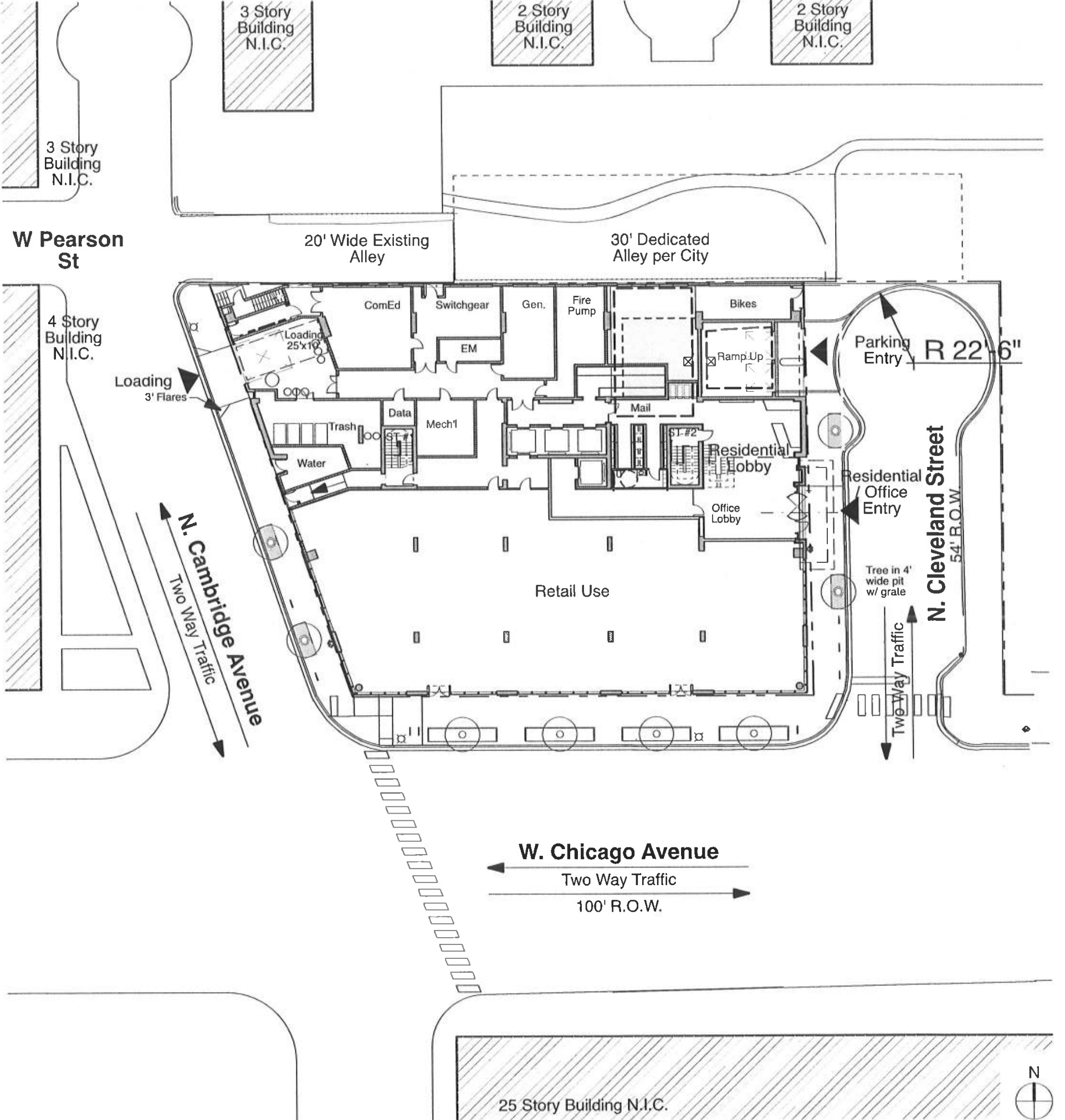 808 N Cleveland Avenue typical ground floor plan