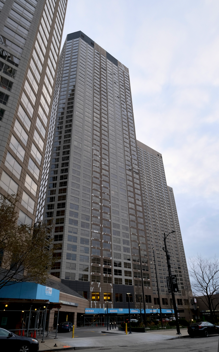 Presidential Towers Go Grayscale at 555 W Madison Street in West Loop