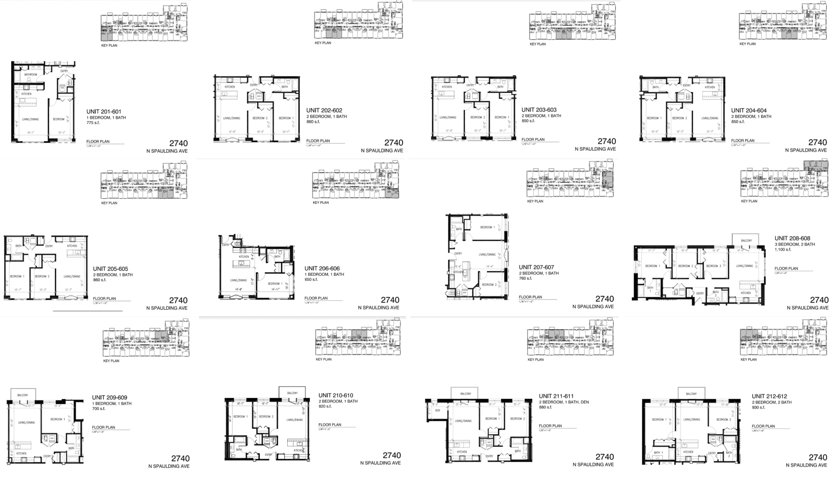 2740 North Spaulding Avenue floor plans