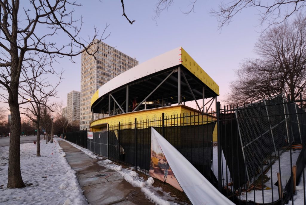 Facade Work Kicks Off for Clubhouse at Bronzeville's Prairie Shores