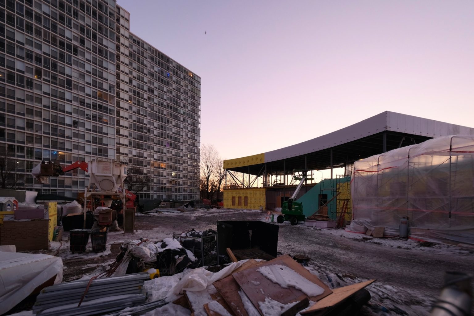 Facade Work Kicks Off for Clubhouse at Bronzeville's Prairie Shores