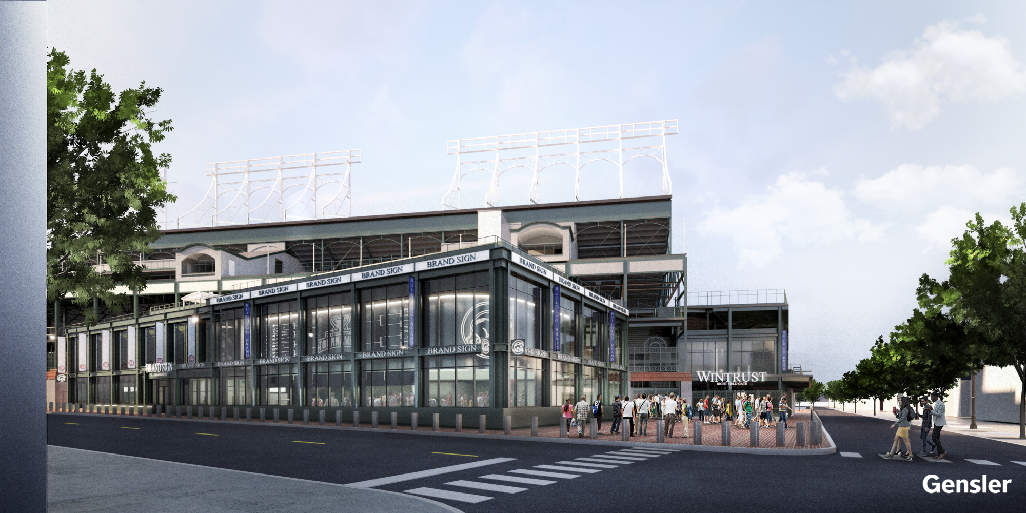 Wrigley field. Chicago. (OC) : r/CityPorn