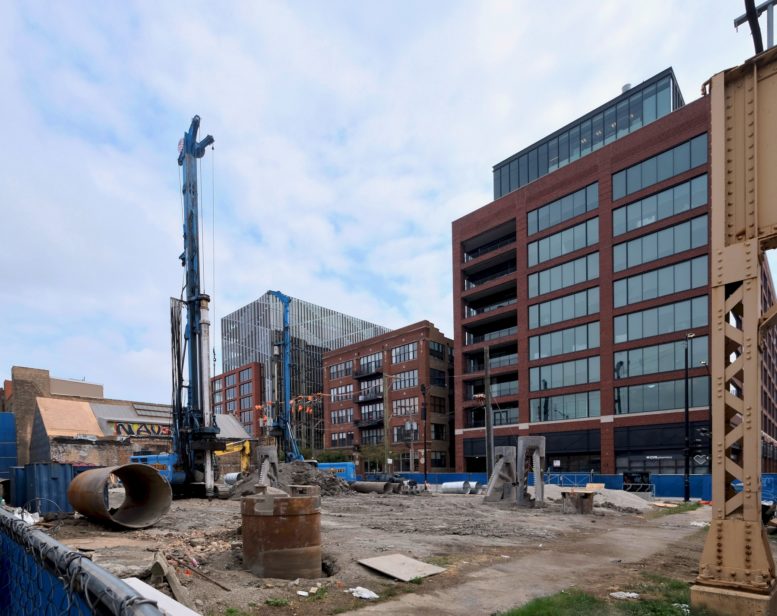 Construction Begins for 210 N Aberdeen Street in Fulton Market Chicago YIMBY