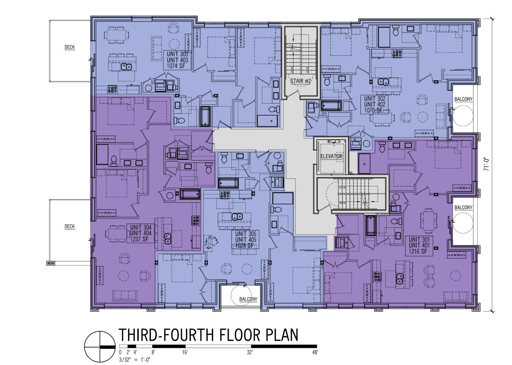 2354 N Washtenaw Avenue third floor plan