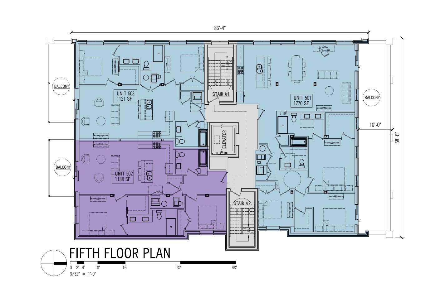 2355 N Washtenaw Avenue fifth floor plan
