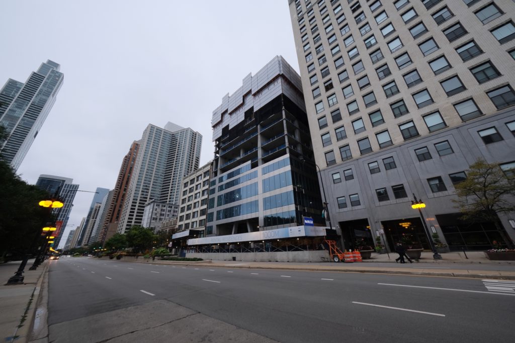 Facade Work Begins for 1000M Apartments in South Loop - Chicago YIMBY