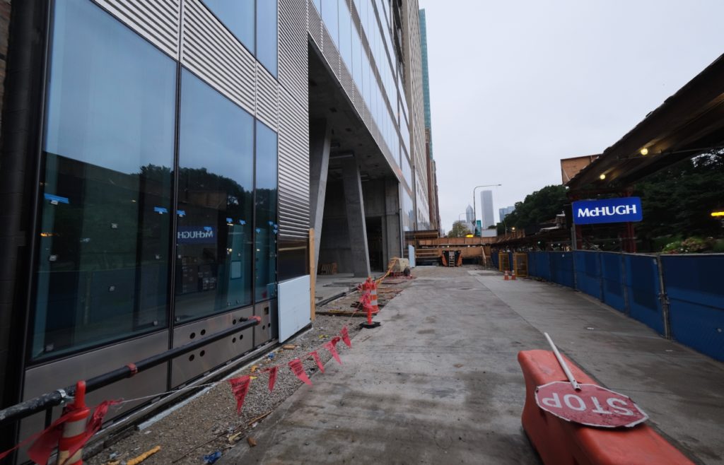 Facade Work Begins for 1000M Apartments in South Loop - Chicago YIMBY