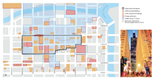 City Announces LaSalle Street Reimagined Program In The Loop Chicago   LaSalle Reimagine 02 300x158 