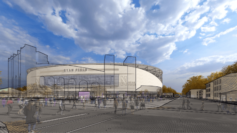 Northwestern Reveals New Stadium Plans At 1505 Central Street In ...