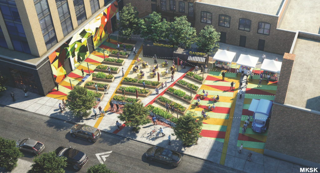 Winthrop Garden POP! Plaza Opens At 4628 N Winthrop Avenue In Uptown