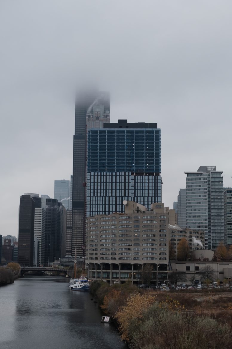 Facade Work Continues Climb for The Reed in South Loop - Chicago YIMBY
