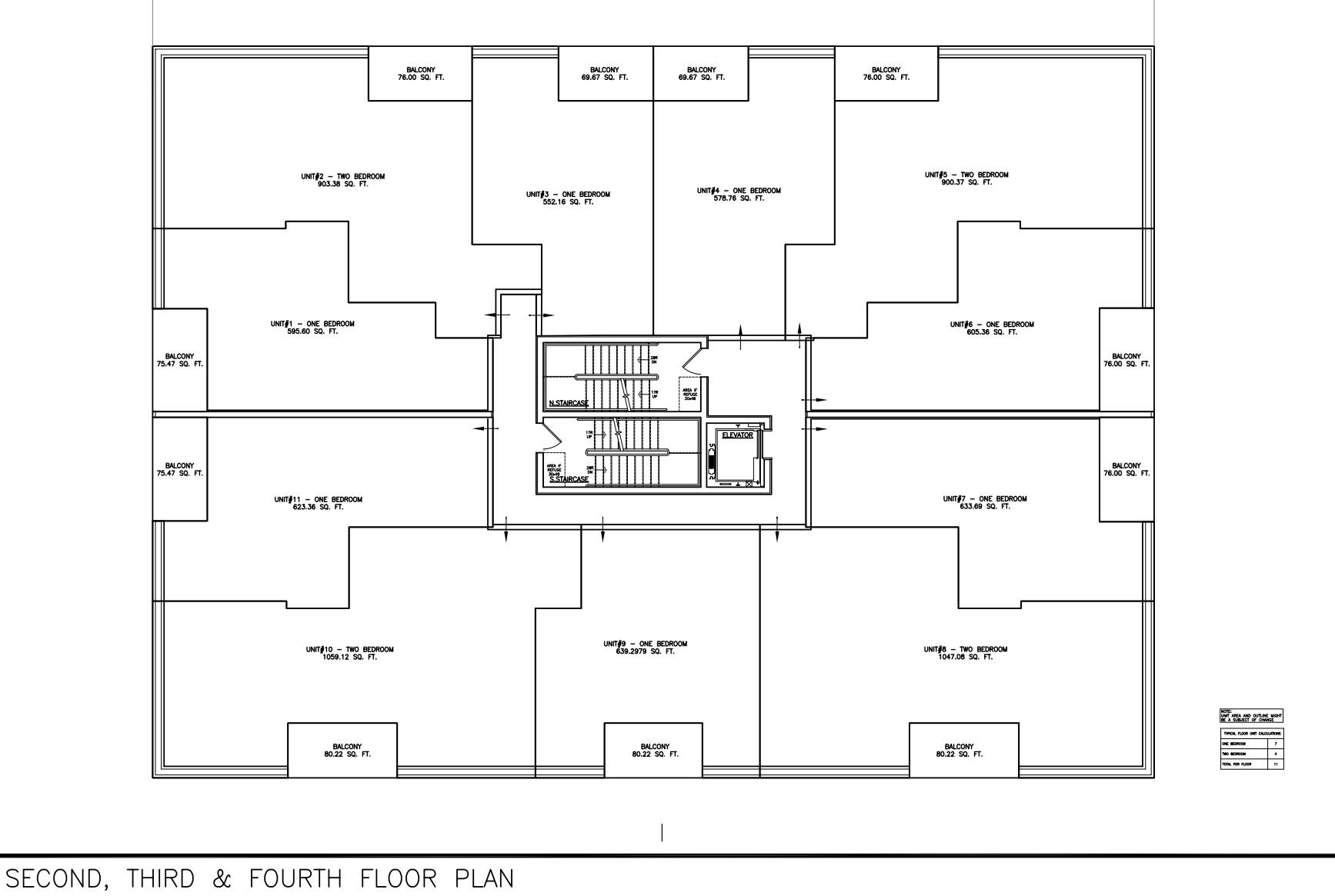 1138 W Belmont Avenue typical floor plan