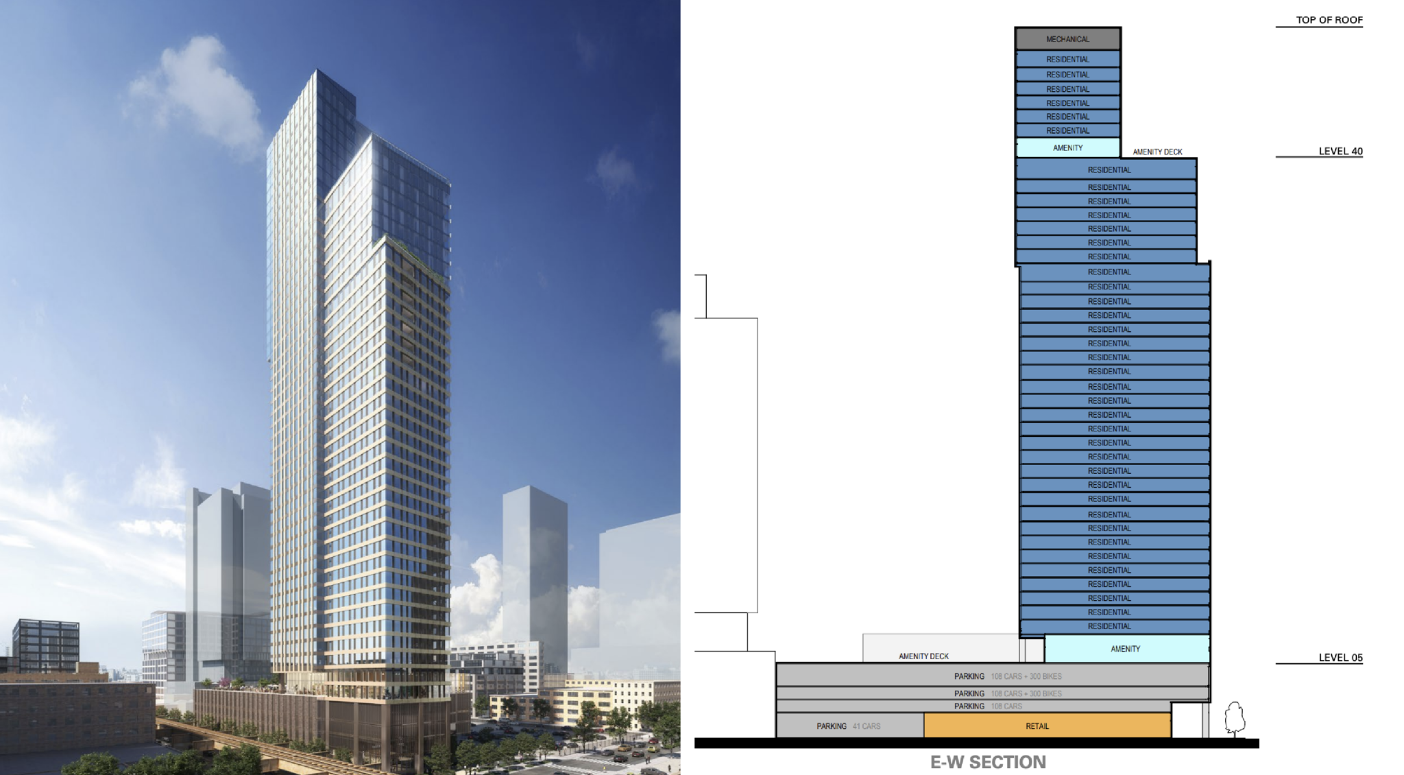 Plans Revealed For Mixed-Use Tower At 1300 W Lake Street - Chicago YIMBY