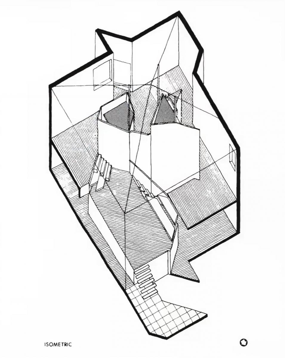 Netsch House axonometric drawing