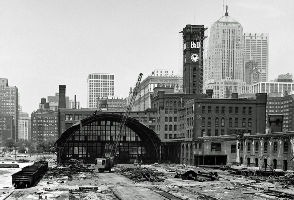 Grand Central Station demolition in 1971