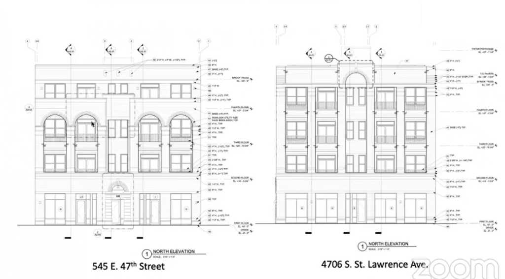 Elevations of 535 E 47th Street by SGW Architecture & Design