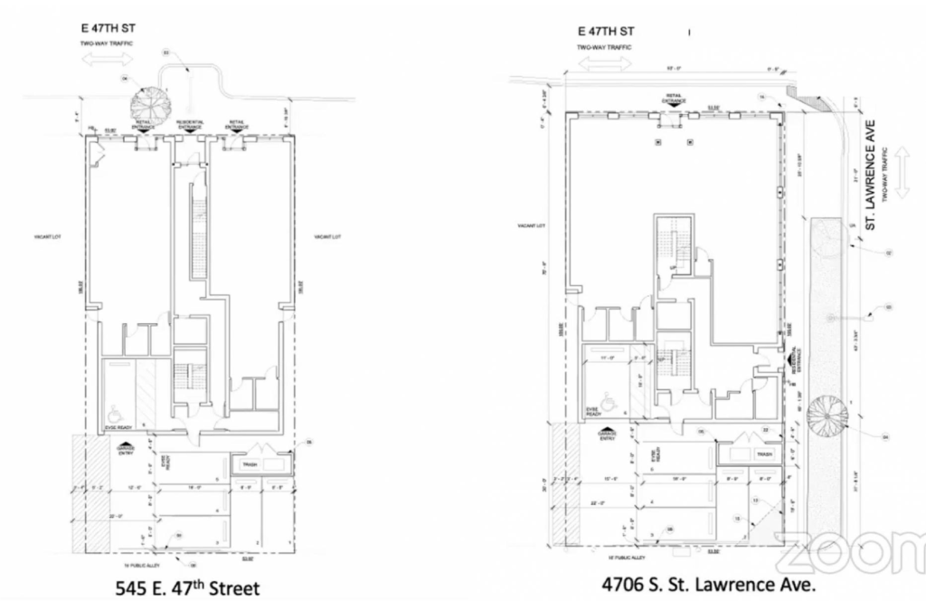 Floor plans of 535 E 47th Street by SGW Architecture & Design