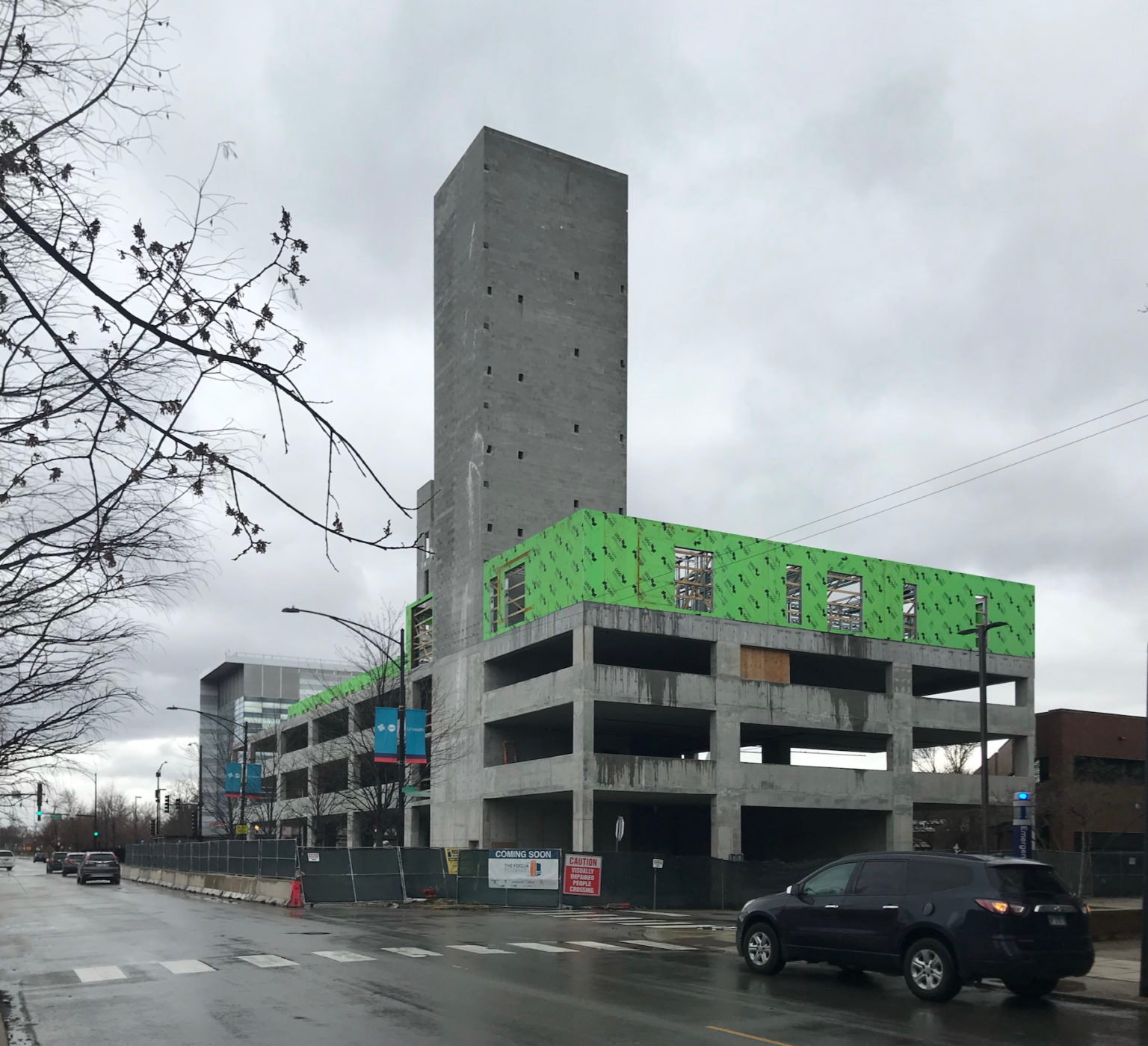 Cores Reach Full Height for 1134 S Wood Street in Illinois Medical