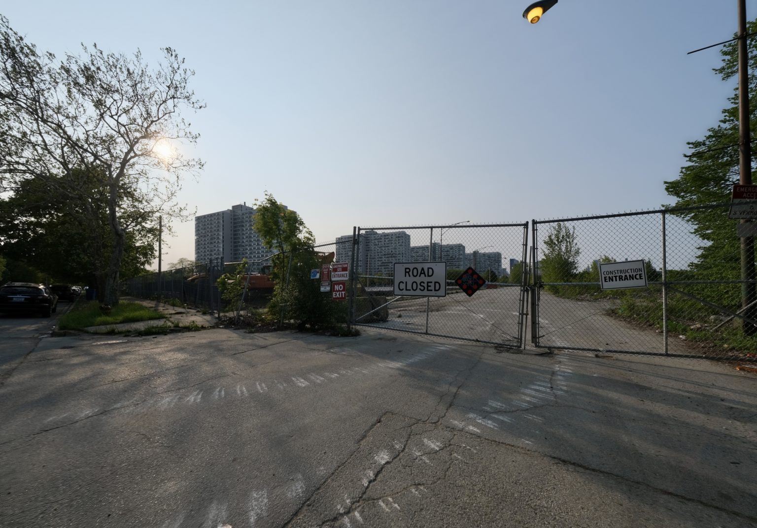 Equipment and Early Site Prep Spotted at Bronzeville Lakefront