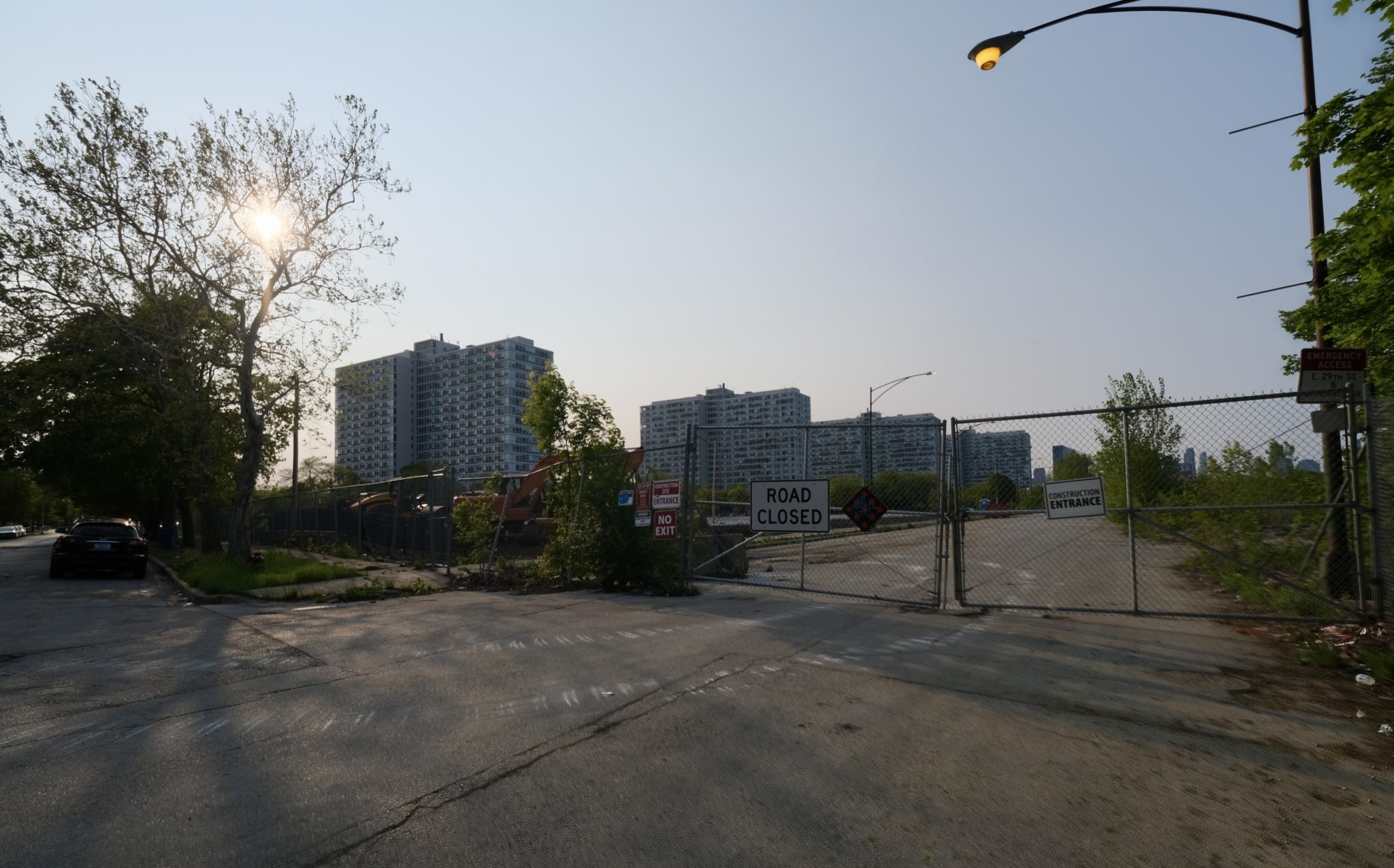 Equipment and Early Site Prep Spotted at Bronzeville Lakefront