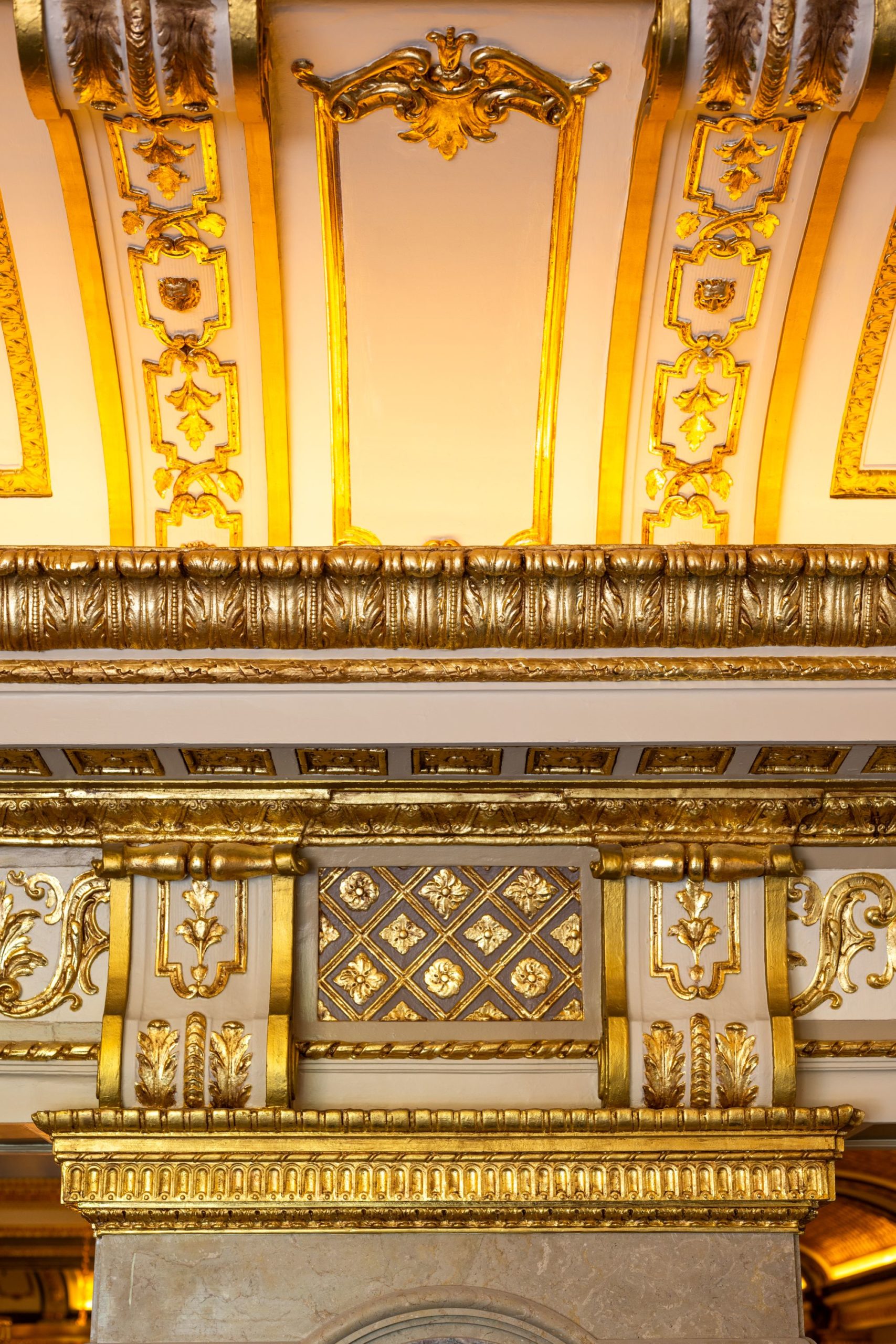 Additional detail in the Belden Stratford lobby. Photo by Nicholas James Photography