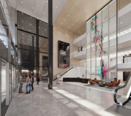 Canal Station lobby. Rendering by SCB