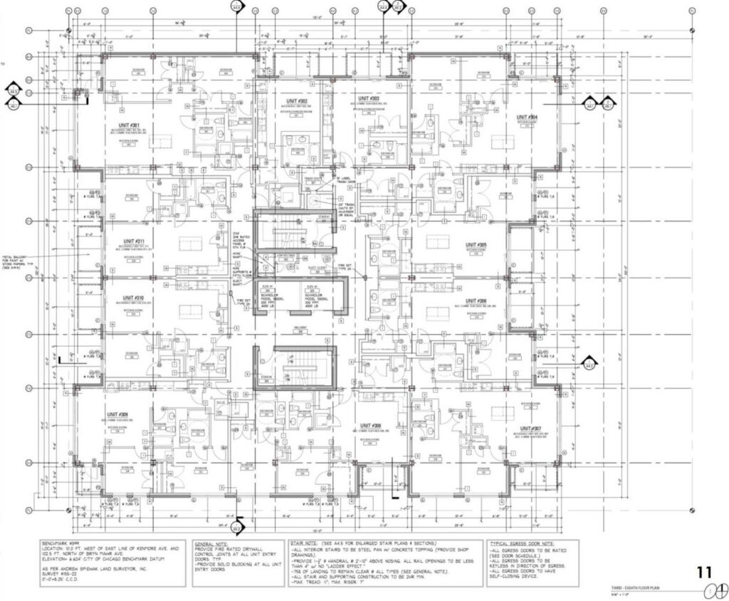 Permit Issued for 5035 N Sheridan Road in Uptown Chicago YIMBY