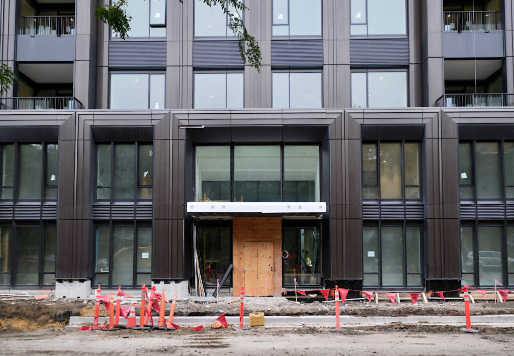 Embry's Build Embry Shows Off Near-Complete Facade in West Loop - Chicago YIMBY