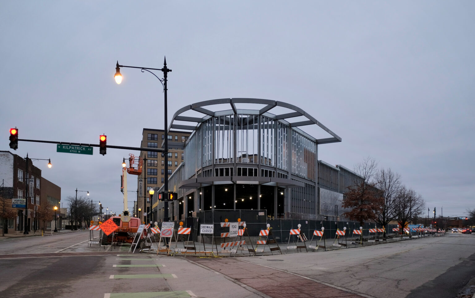 New Aldi Grocery Store Takes Shape at 3930 N Kilpatrick Avenue in