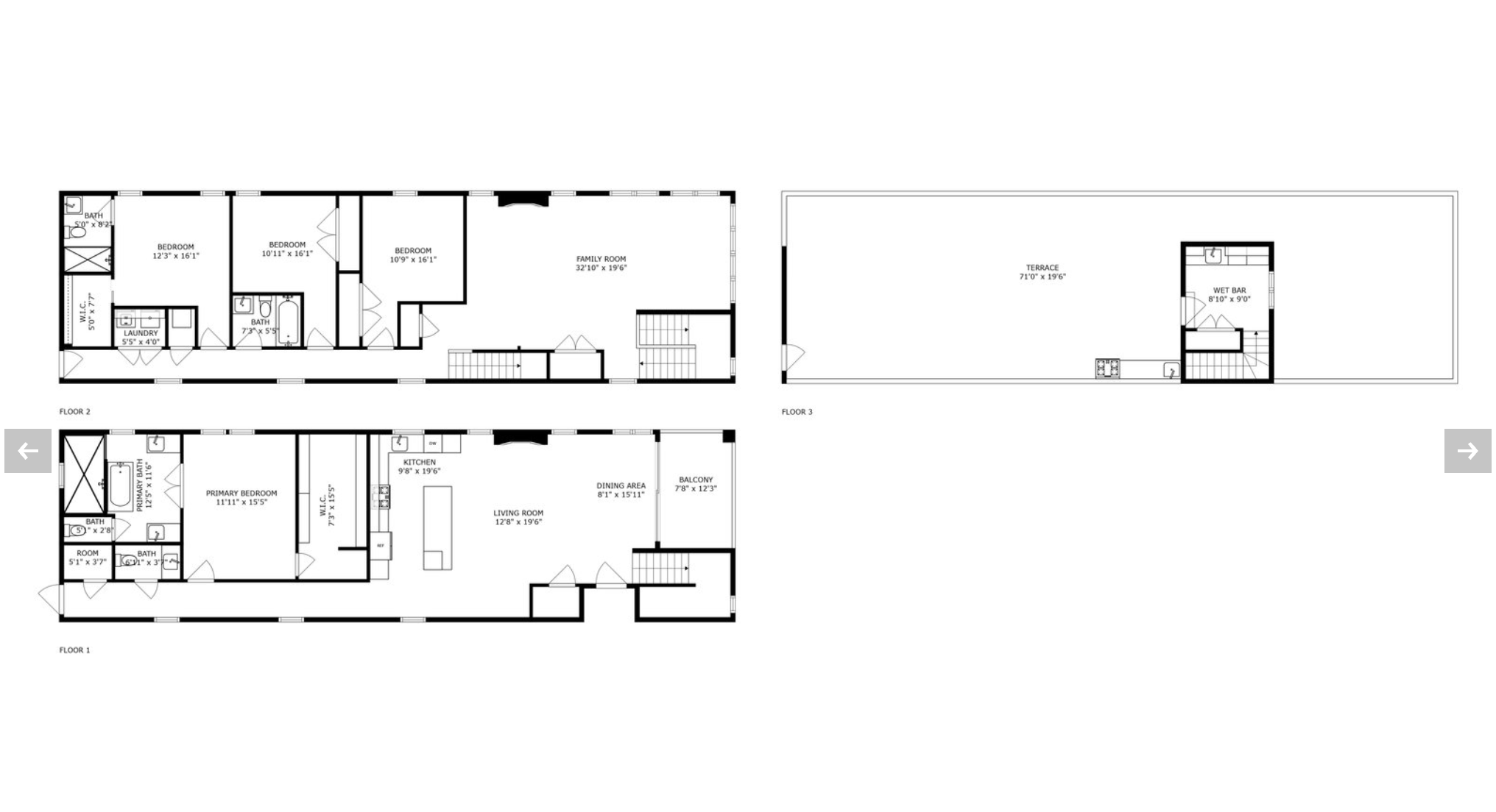 Penthouse duplex floor plans via Property People