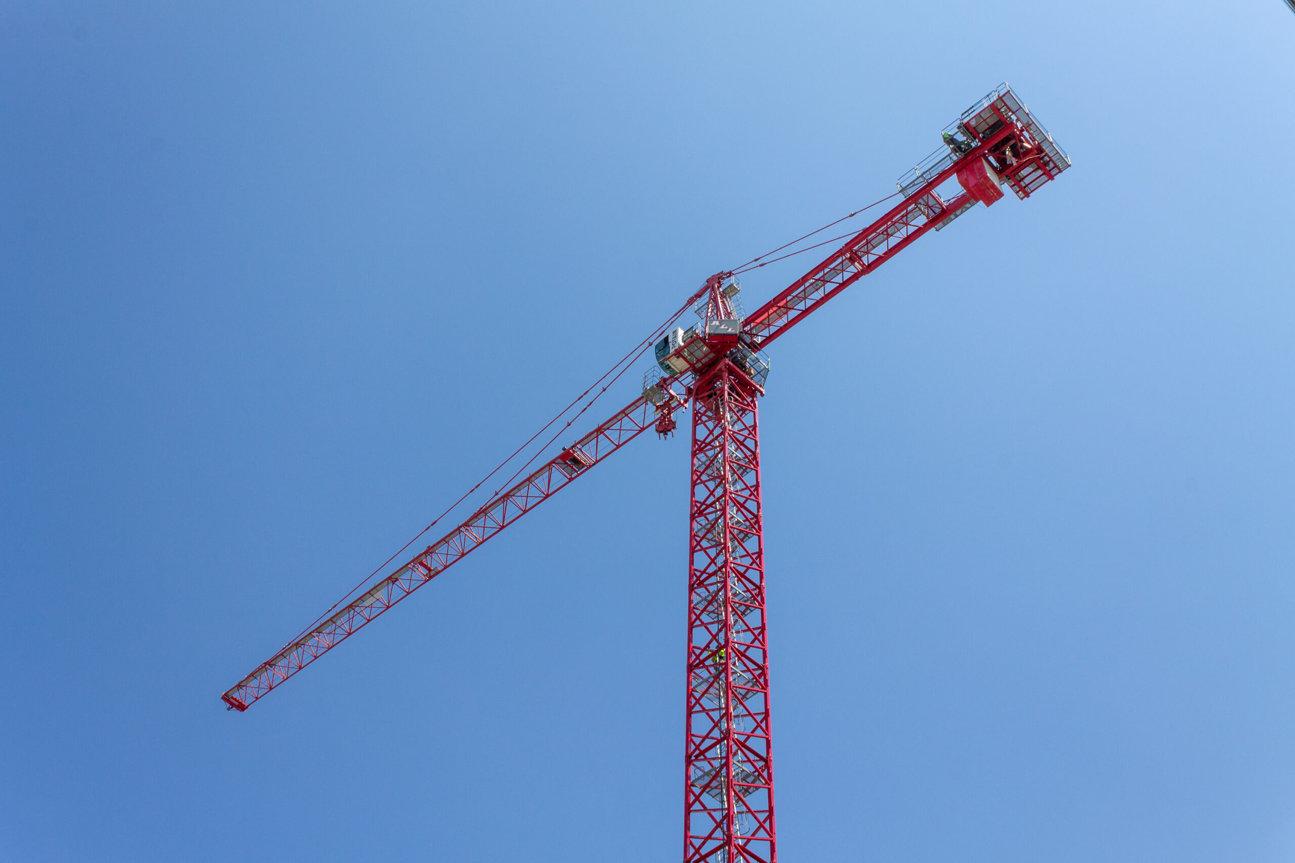 220 North Ada tower crane