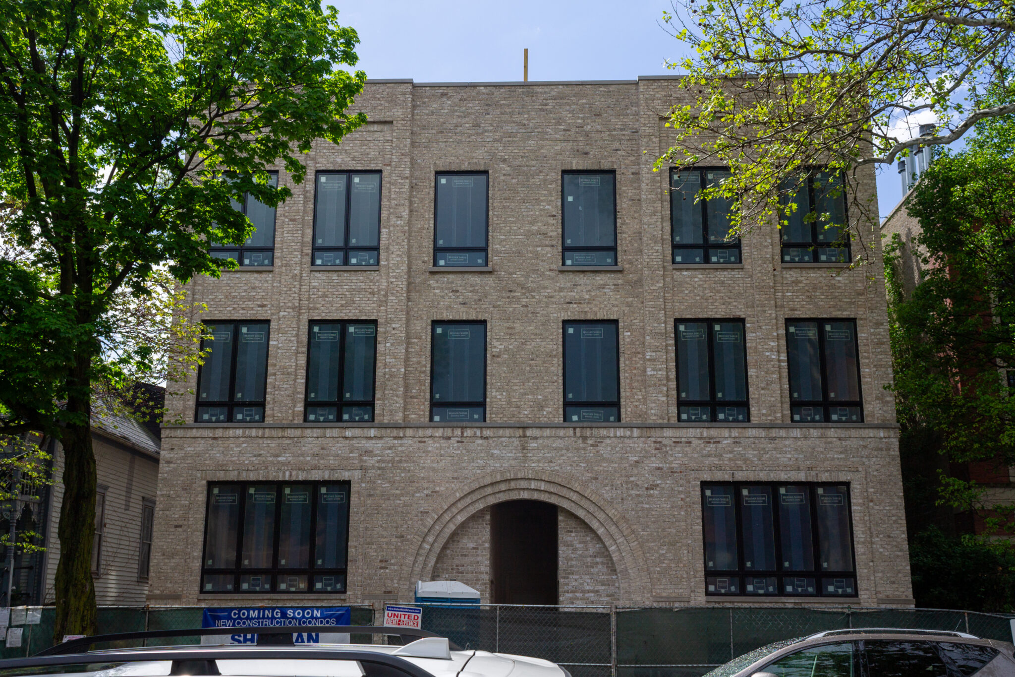 Construction on six residential units progressing at 3930 N Janssen Ave ...