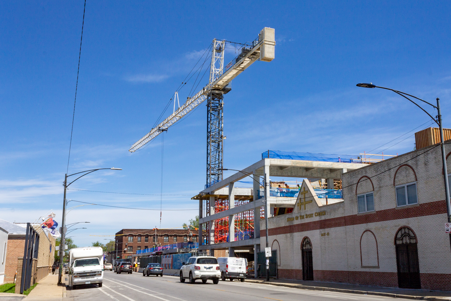 Project H.O.O.D. tower crane