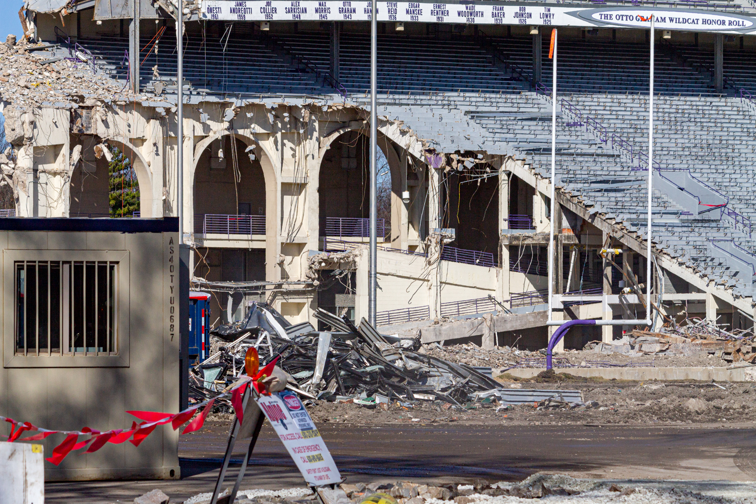 Ryan Field demolition Northwestern University 