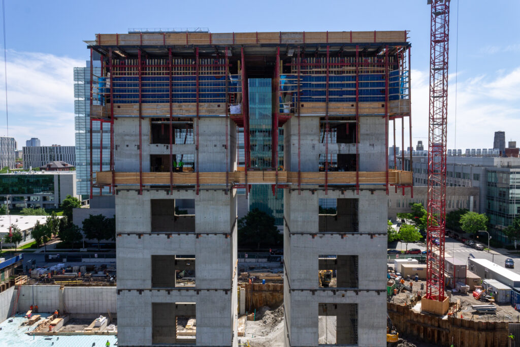 UChicago Medicine Cancer Care Center construction