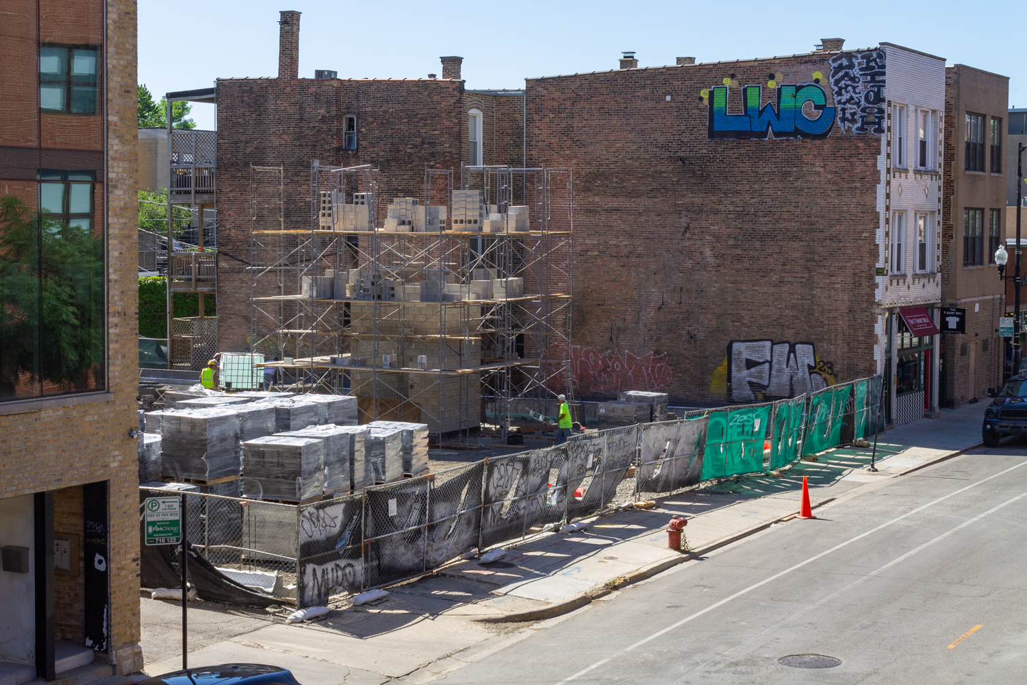 Kensington School 1745 N Damen Avenue construction