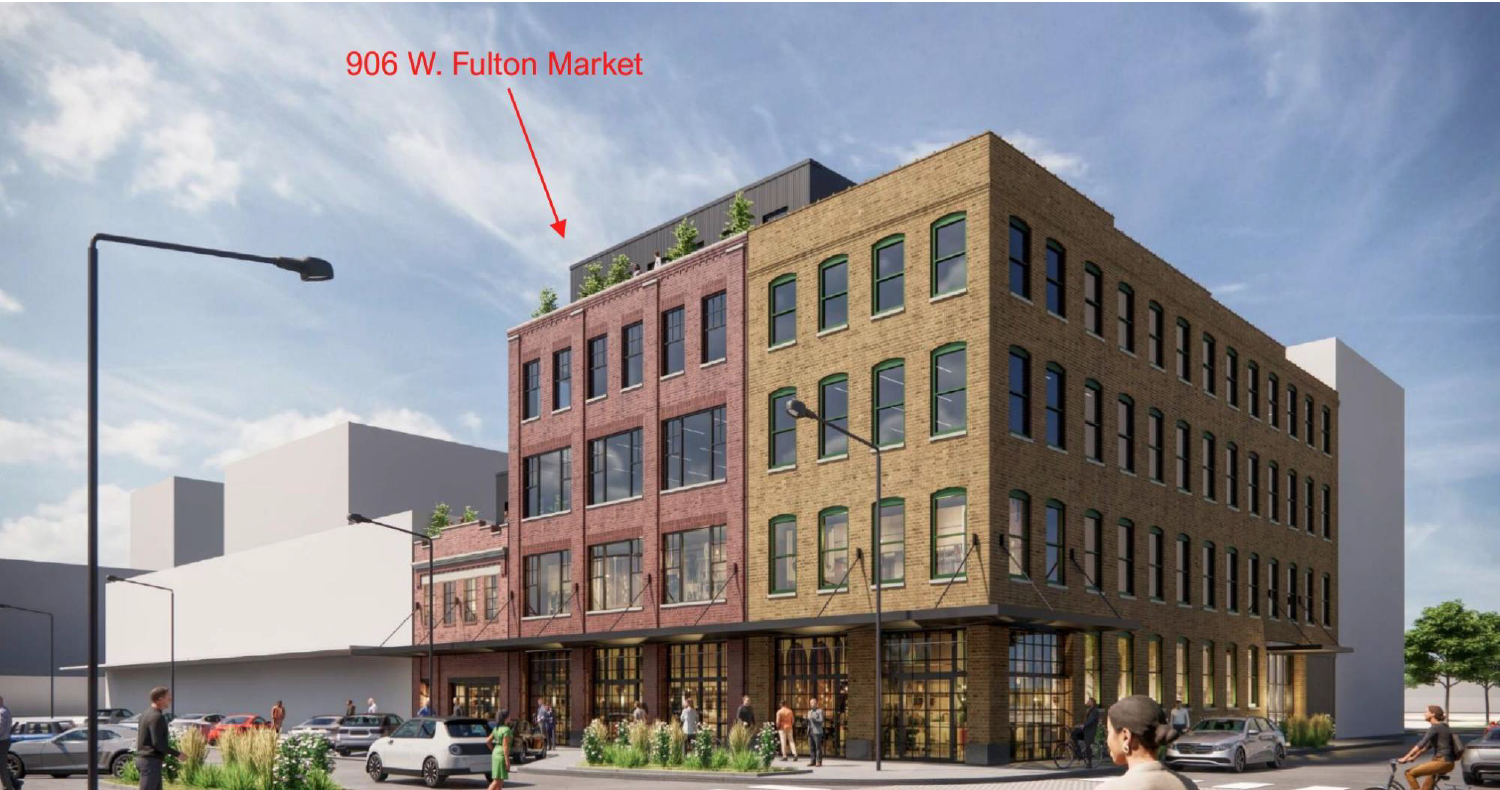 Curated visual reference: Visual Reference: Plans Approved For Redevelopment Of 900 910 W Fulton Market
