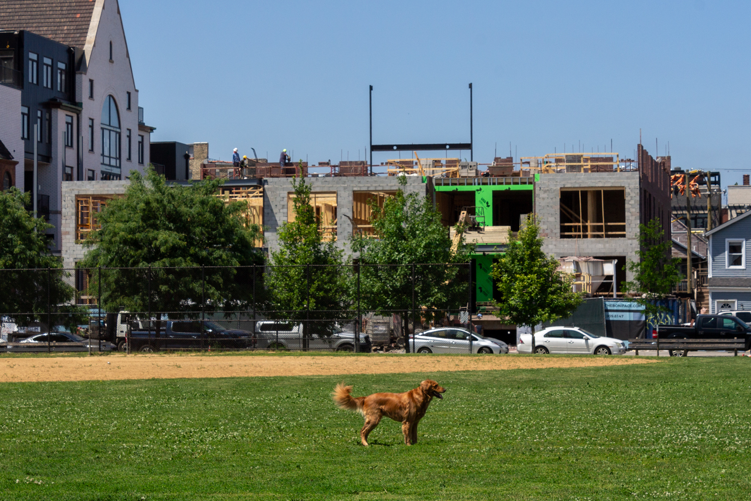 The Residences at St. Boniface construction