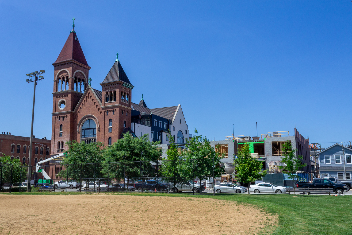 The Residences at St. Boniface construction