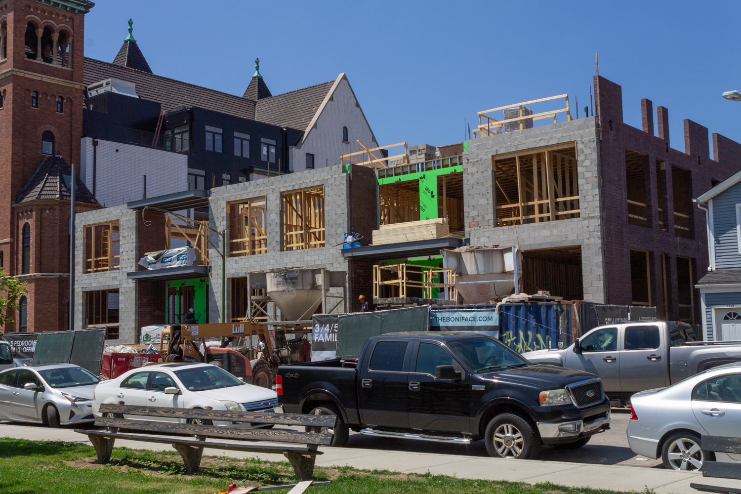 The Residences at St. Boniface construction